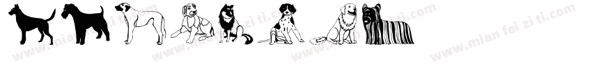 glt hunde字体转换